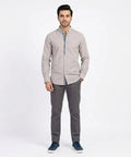 Men's Casual Shirt - L Grey Stripe Shc-1619 ORG ( H )