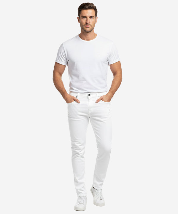 Men's Denim - White JP-1906 - White - View 1