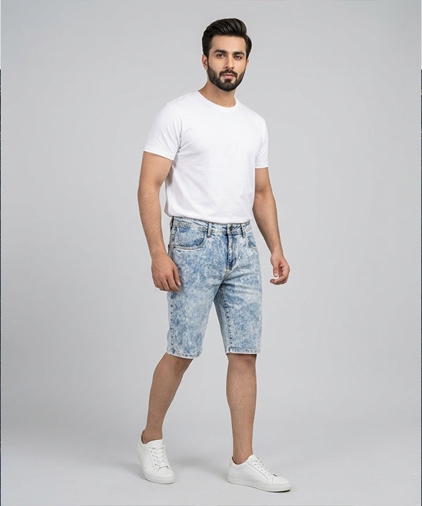 Casual Summer Multi Denim  Shorts- Br-0113 - Multi - View 2