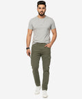 Men'S Cargo Six Pocket Trousers - Cp-0531 Green - Green - View 1