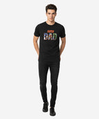 Men’S Super Dad T-Shirt – Black Tsh-5921 - Black - View 1