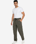 Men'S Sports Trousers Six Pockets - Green Lwr-0538 - Green - View 1