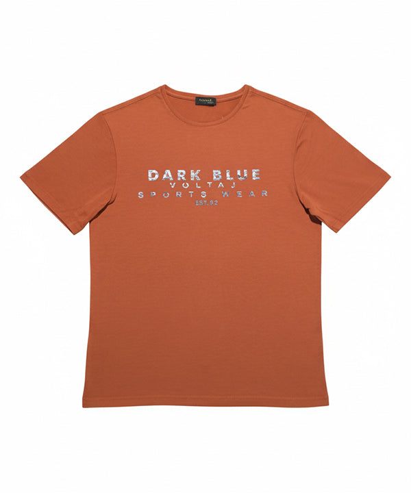 Men’S T-Shirt – Orange Tsh-5879 - Orange - View 5