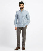 Men's Casual Shirt - Shc-1381 Sky Blue