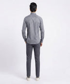 Men's Casual Shirt - Navy Dotted Shc-1717 ORG(H)