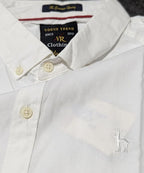 Men's Casual White Half Sleves Shc-1846