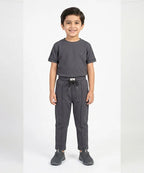 Kids Smart Baggy stretchable premium trouser Black BLW-0136