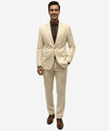 Formal Suit Gst-0124 Beige - Beige - View 1