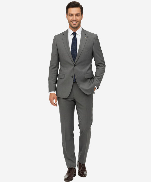 Formal Suit Gst-0124 Grey - Grey - View 1