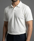 Men'S T-Shirt Collar White Tsh-7025 - White - View 1
