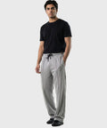 Men'S Baggy Waffle French Trousers - Grey Lwr-0592 - Grey - View 1
