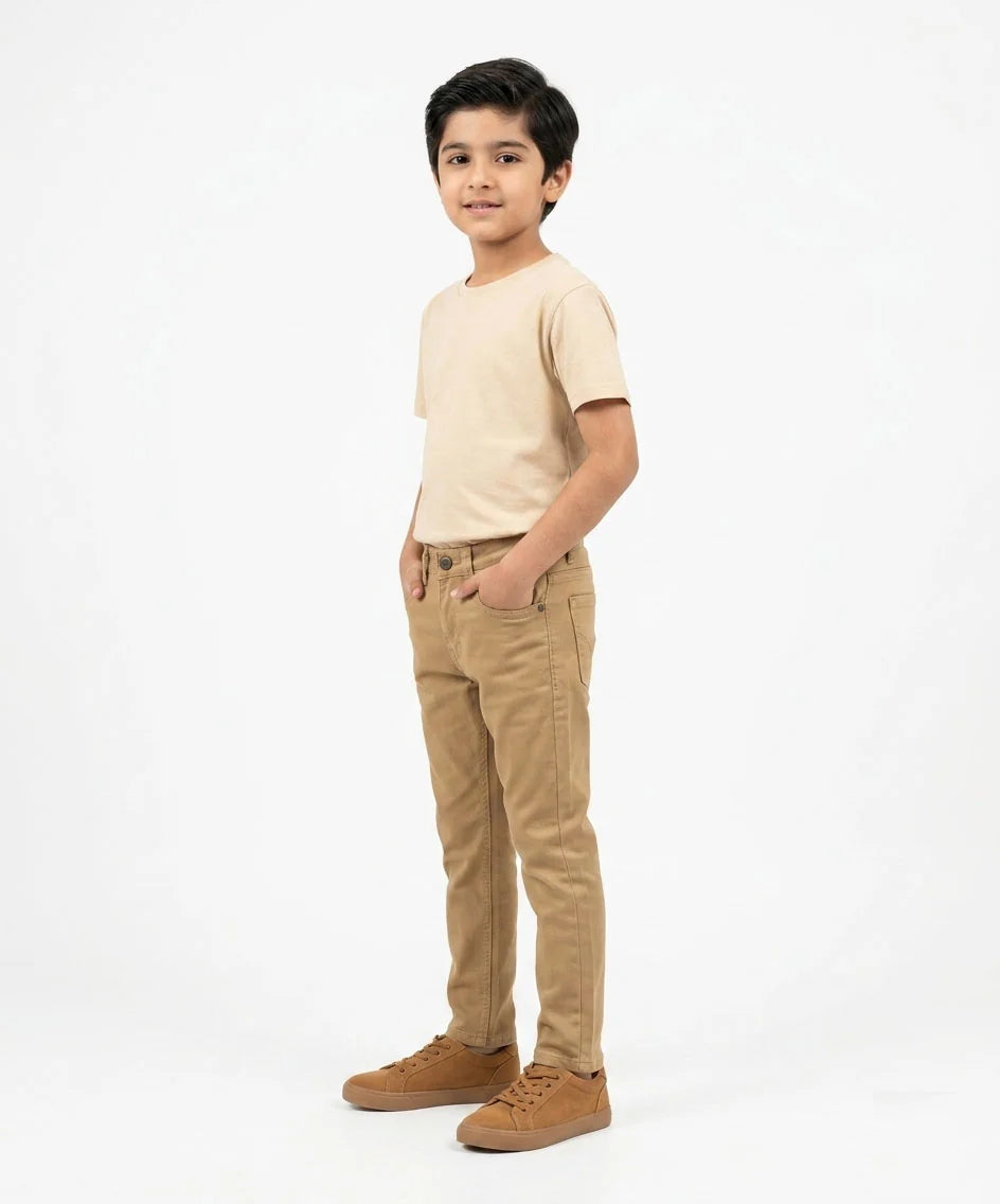 Boys Brown jeans pants- Bjp-0261