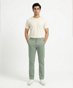 Men'S Chino Straight Fit- Green Cp-0552 - Green - View 1
