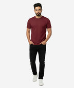 Men’S Basic T-Shirt – Maroon Tsh-5919 - Maroon - View 1