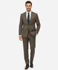 Formal Suit Gst-0124 Dull Olive - Olive - View 1