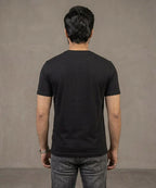 HR Clothing Men’s Printed T-Shirt – Black TSH-5734