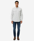 Men's Casual Shirt - Sky Shc-1841 Strech Fabric - Sky - View 1