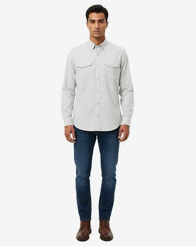 Men's Casual Shirt - Sky Shc-1841 Strech Fabric