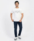 HR Clothing Men’s Printed T-Shirt – White TSH-5879