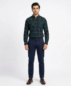 Men's Casual Shirt - Shc-1579 Green Chk