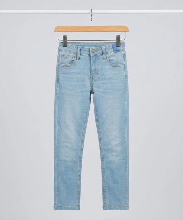 Boys Ice-Blue Stretch Denim Jeans- Bjp-0263