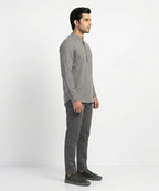 Men's Casual Shirt - Shc-1453 Grey