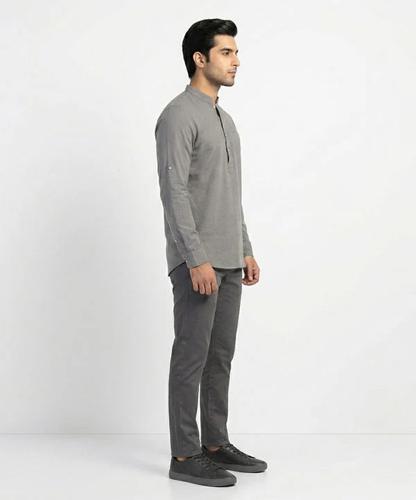 Men's Casual Shirt - Shc-1453 Grey
