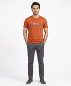 HR Clothing Men’s Printed T-Shirt – Mustard TSH-5878