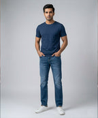 Men's Denim Smart Baggy- JP-2205 Blue - Blue - View 1
