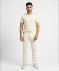 Men's Denim Smart Baggy- JP-2230 White - White - View 1