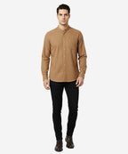 Men's Casual Shirt - Coffee Shc-1691 - Coffee - View 1