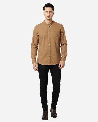 Men's Casual Shirt - Coffee Shc-1691