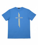 Men’S T-Shirt – Light Blue Tsh-5685 - Blue - View 4