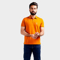 Men'S Polo T-Shirt Mustard Tsh-5518 -  - View 1