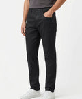 Elastic Waist Straight Fit Denim Jp-2229 Black - Black - View 1