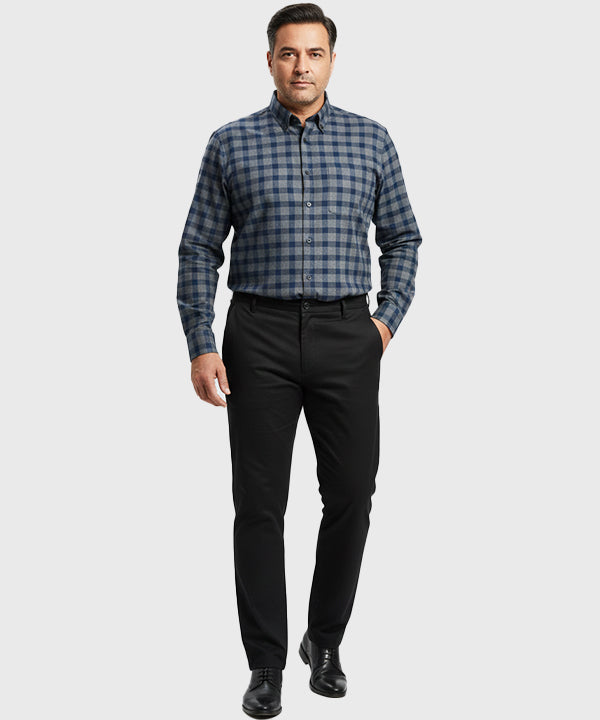 Men'S Over Size Chino - Black Cp-0544 - Black - View 1