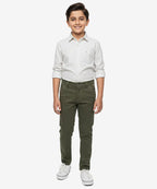 KIDS COTTON CHINO PANT - BCP-0045 GREEN