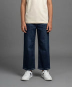 Boys Navy Straigth Jeans - Bjp-0308