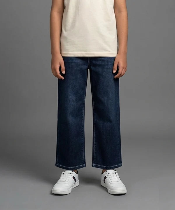 Boys Navy Straigth Jeans - Bjp-0308