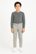Kids Cotton Chino Pant - Bcp-0036 L Green