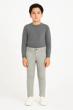 Kids Cotton Chino Pant - Bcp-0036 L Green