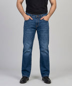 Men's Denim Smart Baggy- JP-2203 Blue - Blue - View 3