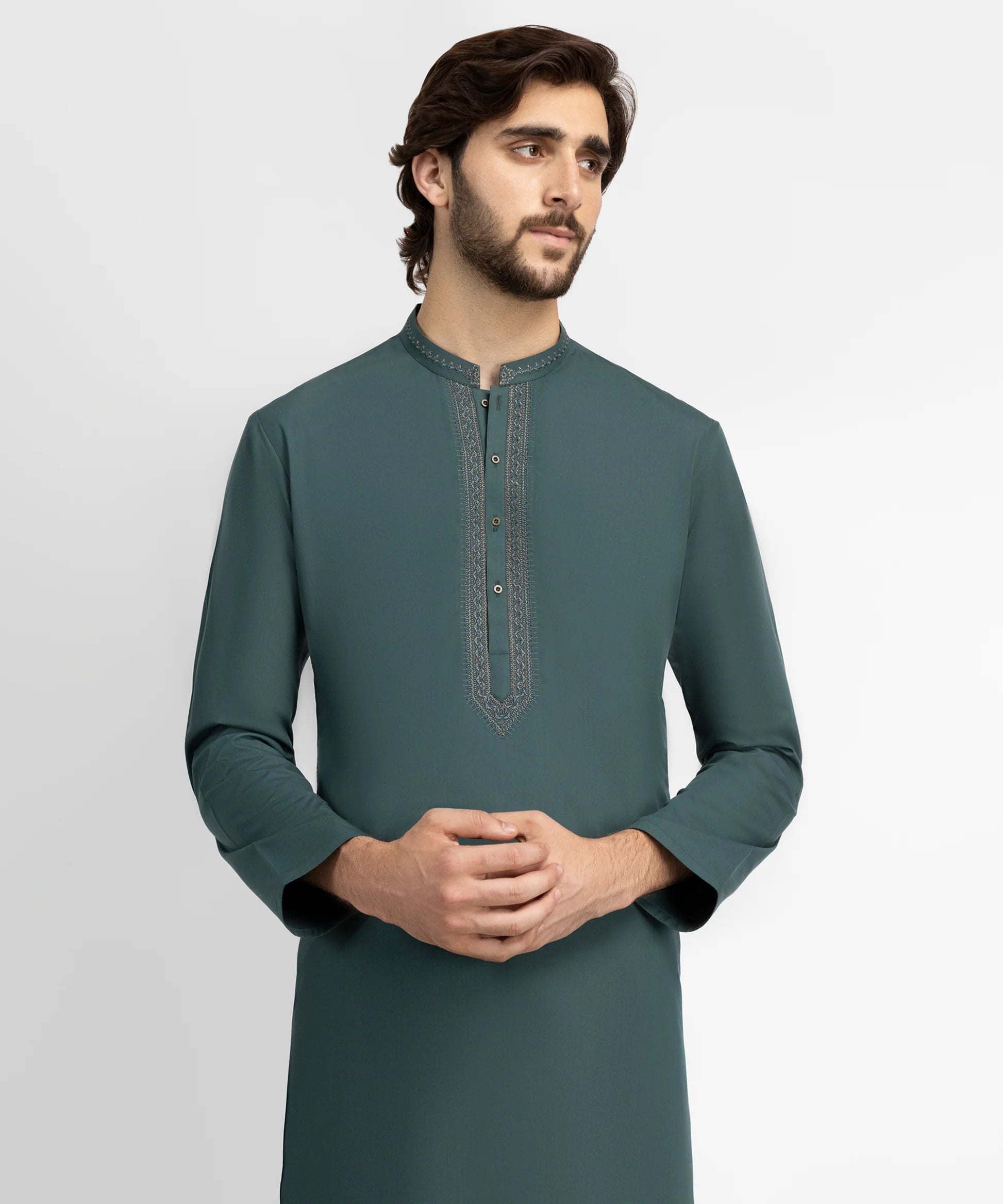 forest semi-formal kameez shalwar