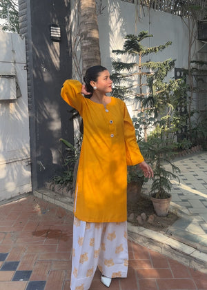 Buy Hayya Yellow 2Pc Online at Shopping Karado