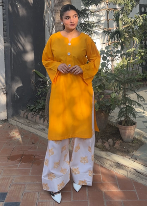 Buy Hayya Yellow 2Pc Online at Shopping Karado