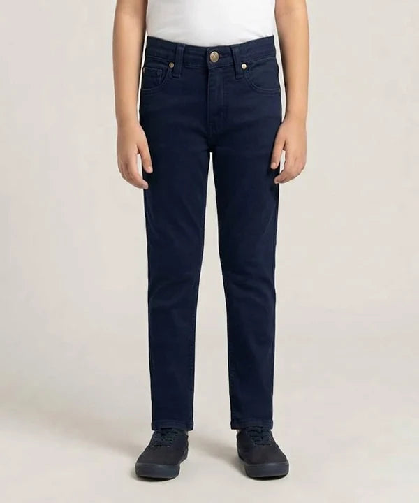 Boys D-Navy Stretch Denim Jeans- Bjp-0255
