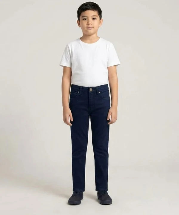 Boys D-Navy Stretch Denim Jeans- Bjp-0255