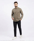 Men's Casual Shirt - Shc-1680 Green (ORG-H)