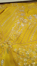 3pc maria b luxury mustard lawn