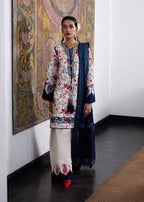 3Pc Hussain Rehar Print Lawn